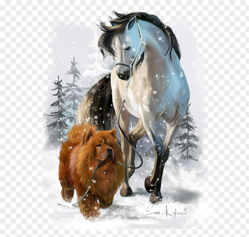 Horse Chow Art Poster Printing PNG