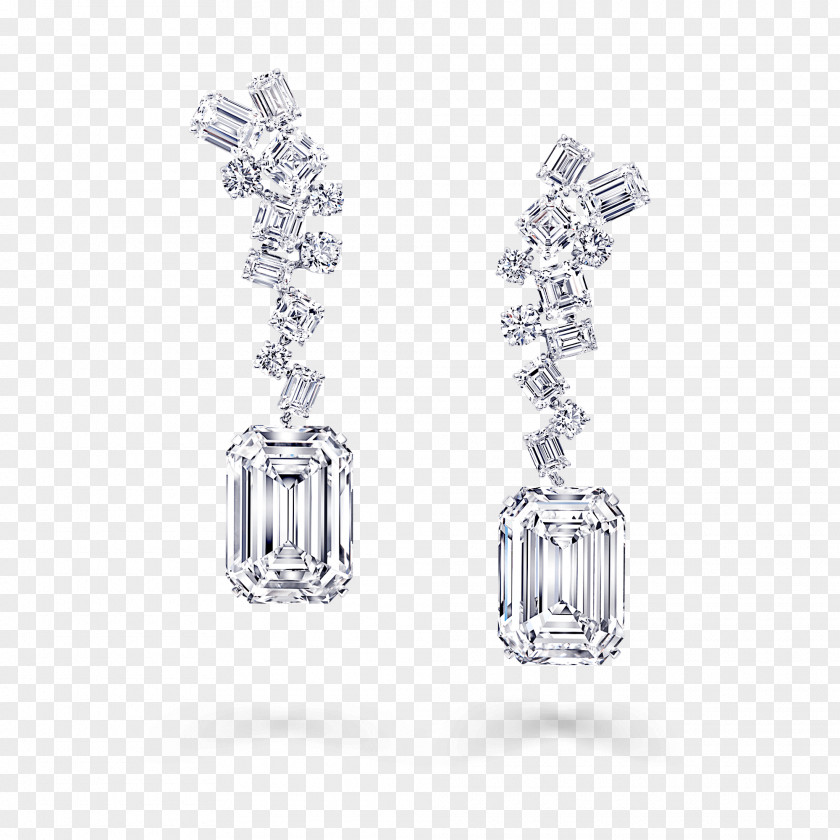Identical Twins Earring Graff Diamonds Diamond Cut Jewellery PNG