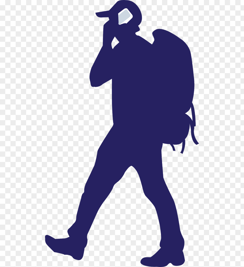 Silhouette Backpacking Clip Art PNG