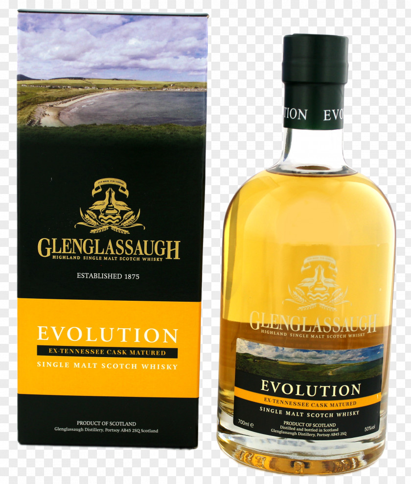 Whiskey Glenglassaugh Evolution 50% Single Malt Whisky Liqueur Wine PNG