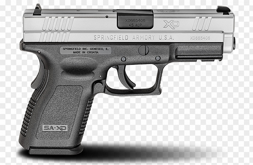 .45 ACP Springfield Armory XDM HS2000 Subcompact Car Firearm PNG