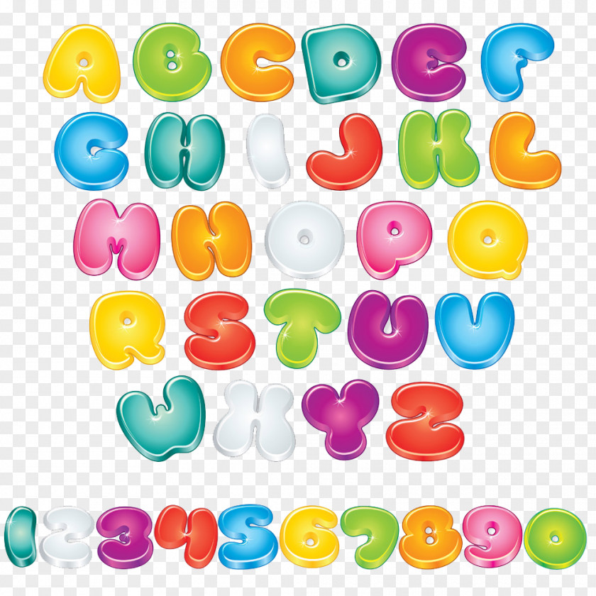 Cute Cartoon Alphabet Font HD Buckle Material Comics Speech Balloon PNG