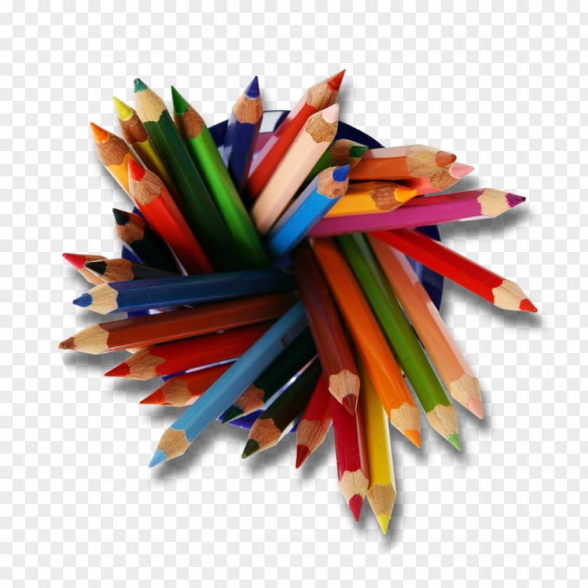 Free Color Pigment Pen To Pull The Material & Pencil Cases PNG