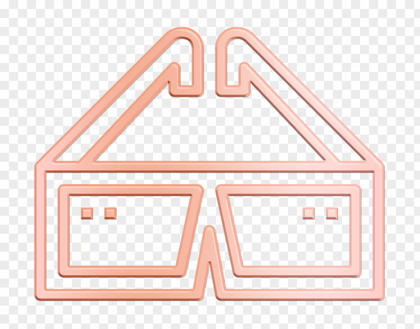 3d Glasses Icon Cinema Film Director PNG