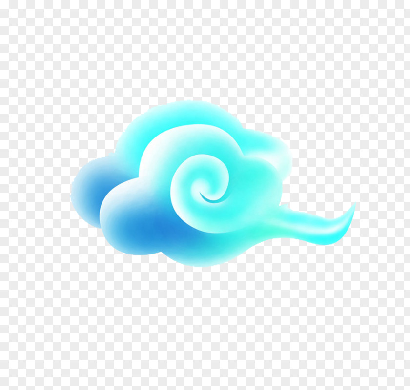 A Cloud Blue PNG