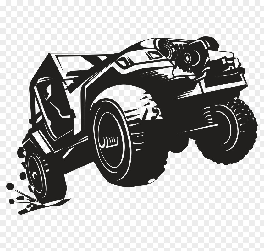 Auto Racing Monster Cartoon PNG