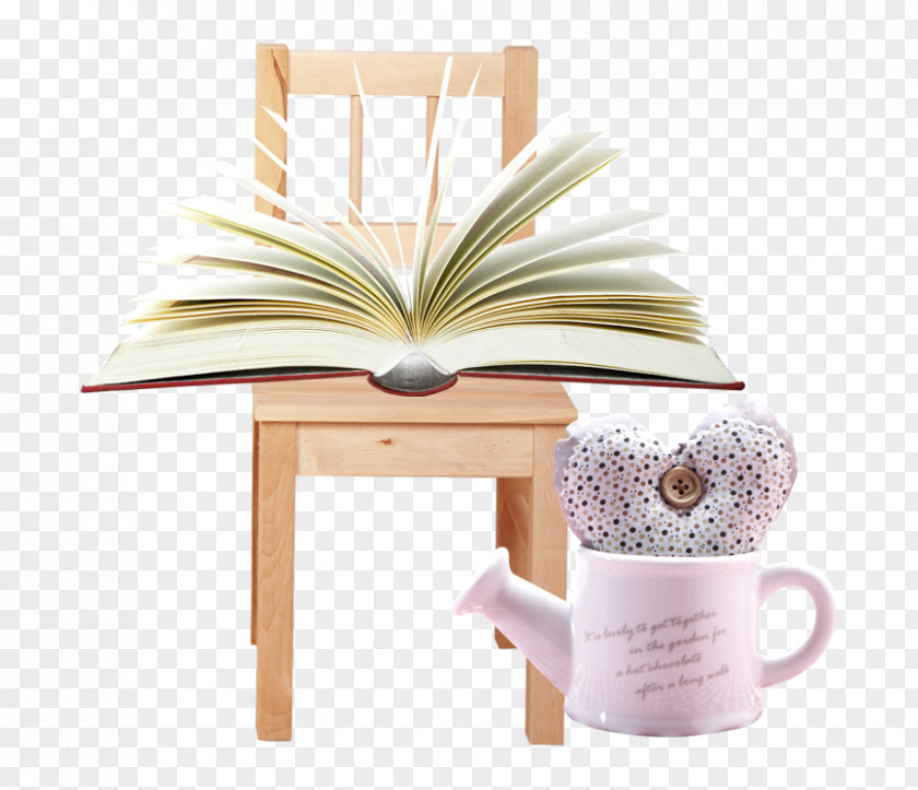 Chairs And Books Autumn Wallpaper PNG