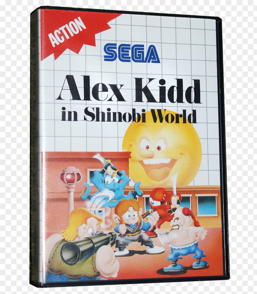 Ninja Alex Kidd In Shinobi World Miracle Kidd: High-Tech Master System PNG