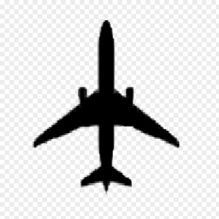 Plane Airplane Boeing 737 Silhouette Clip Art PNG