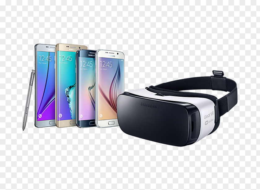 Samsung Virtual Reality Headset Gear VR Oculus PNG