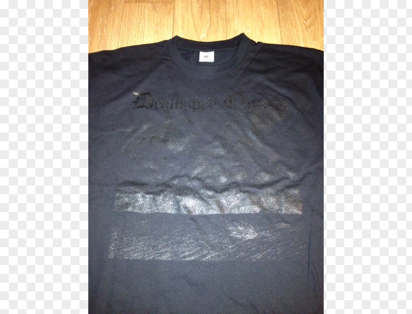T-shirt Long-sleeved Black M PNG