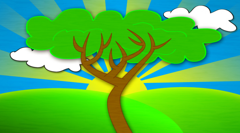Cartoon Trees With Branches Leaf Branch Tree Illustration PNG