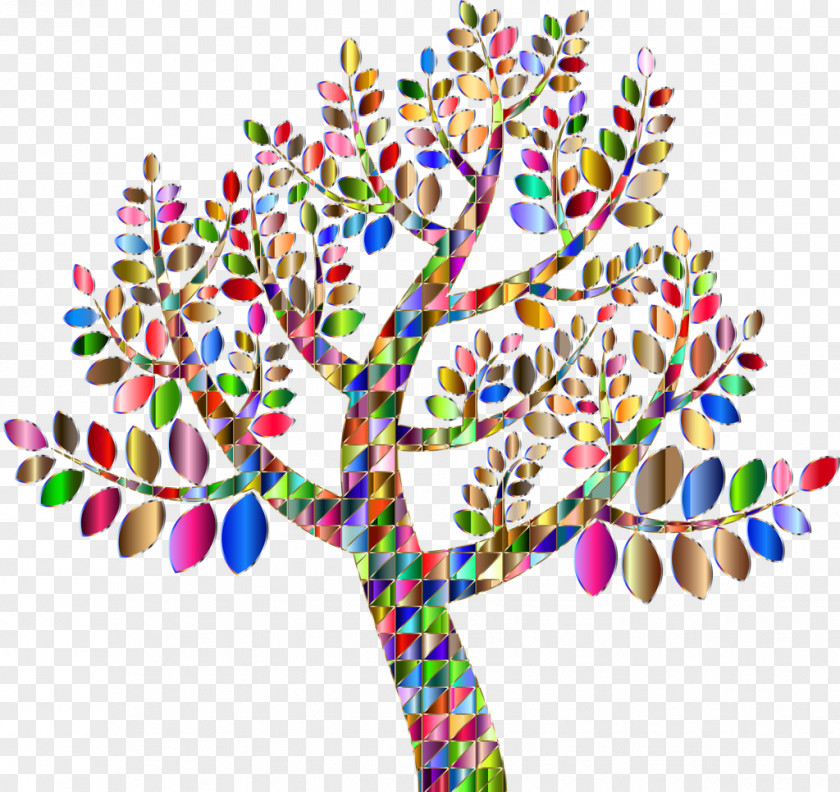 Lustre Tree Color Rainbow Prism Clip Art PNG