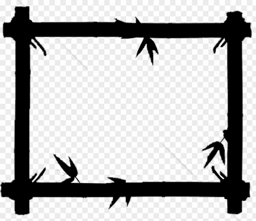 M Clip Art Silhouette Picture Frames Barbed Wire Black & White PNG