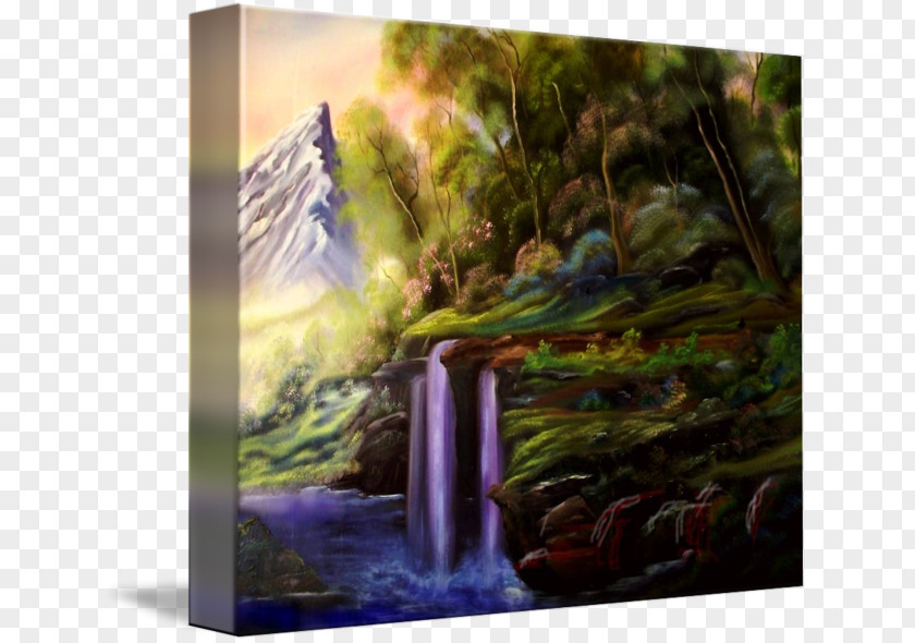 Painting Water Resources Feature Landscape Desktop Wallpaper PNG