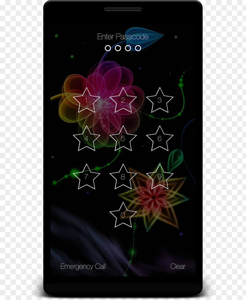 Slide Unlock Desktop Wallpaper IPhone 6 Plus Colorful Flower Android PNG
