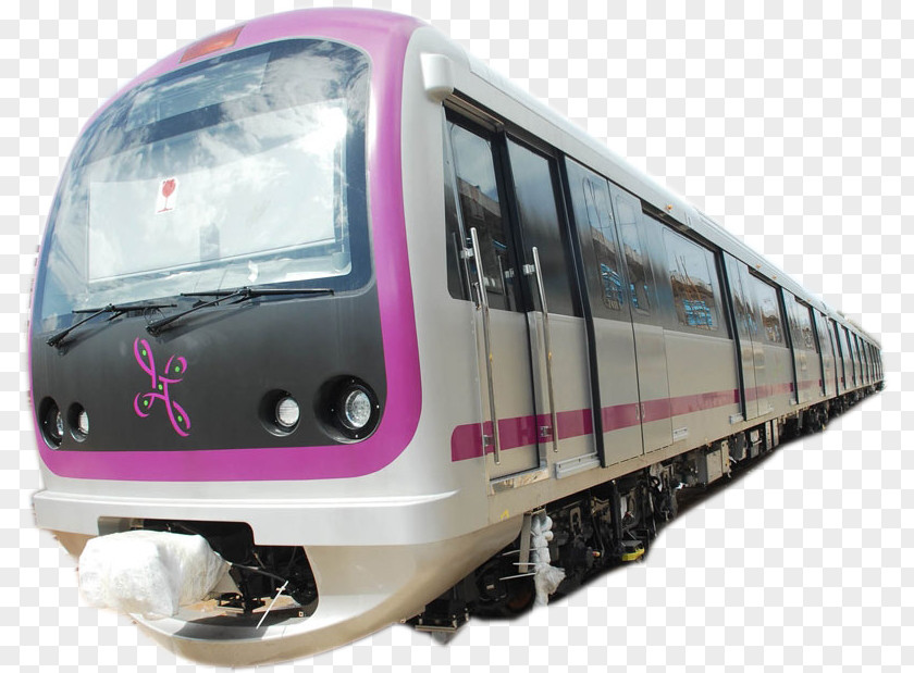 Train Rail Transport Rapid Transit Namma Metro Yellow Line PNG