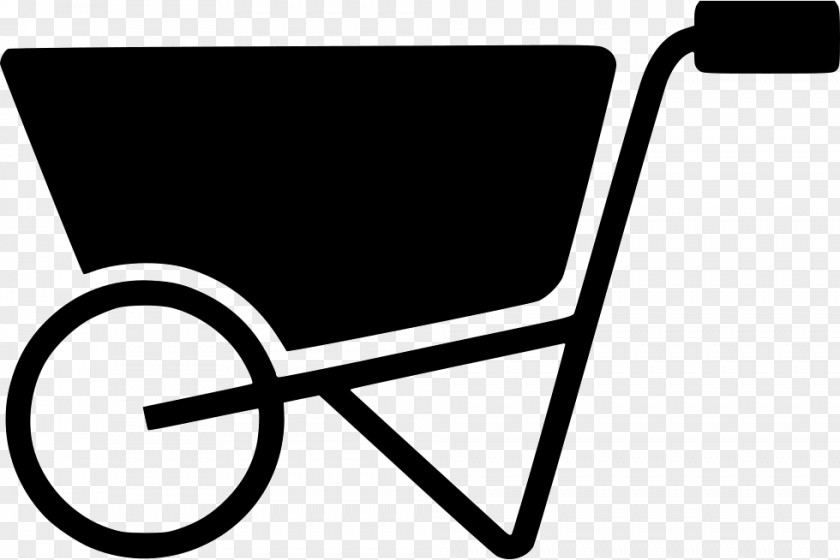 Blackandwhite Cart Bicycle Cartoon PNG