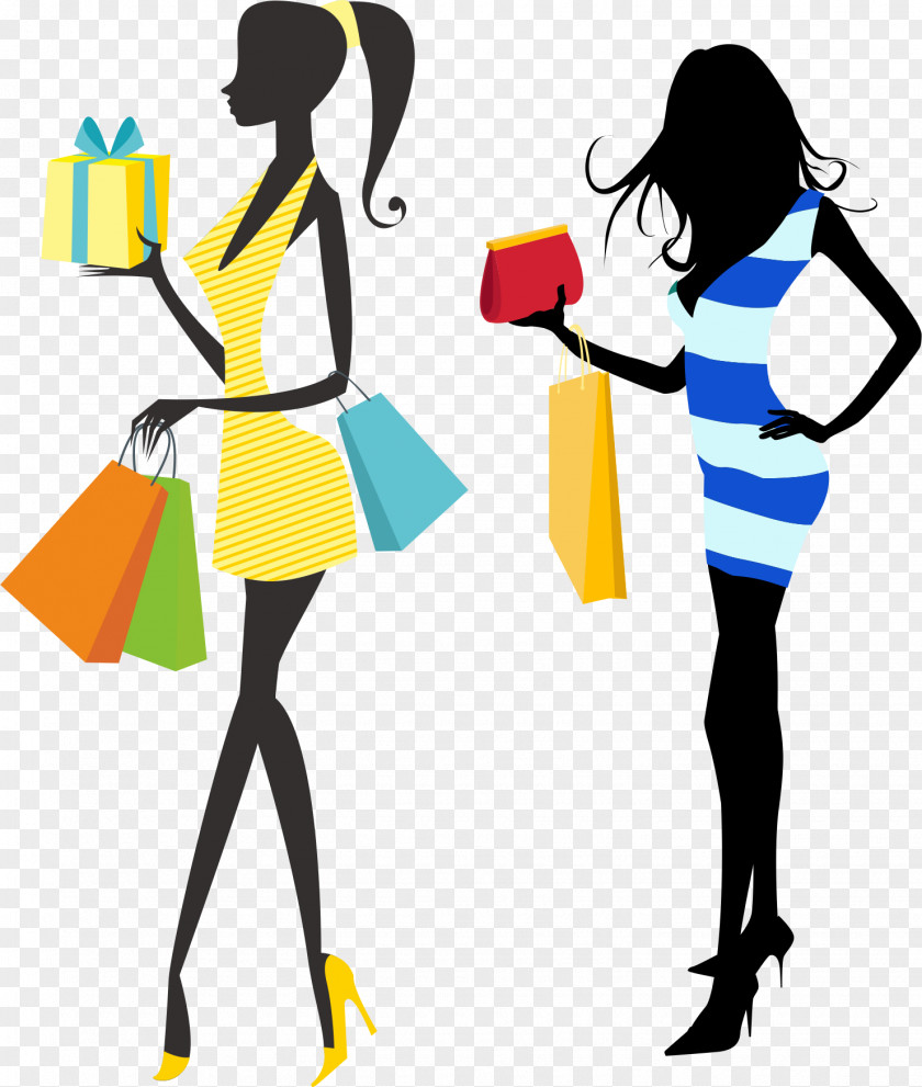 Shopping Woman Online Retail ART BY JASON ANHORN Fashion PNG