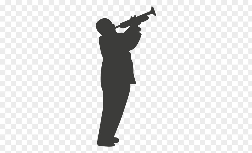 Trumpet And Saxophone Musical Instruments Silhouette Violin PNG