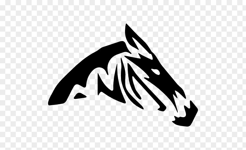Zebra Horse Silhouette PNG