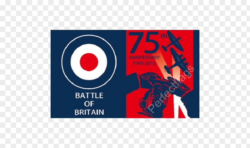 75 Anniversary Battle Of Britain United Kingdom Second World War Flag Supermarine Spitfire PNG