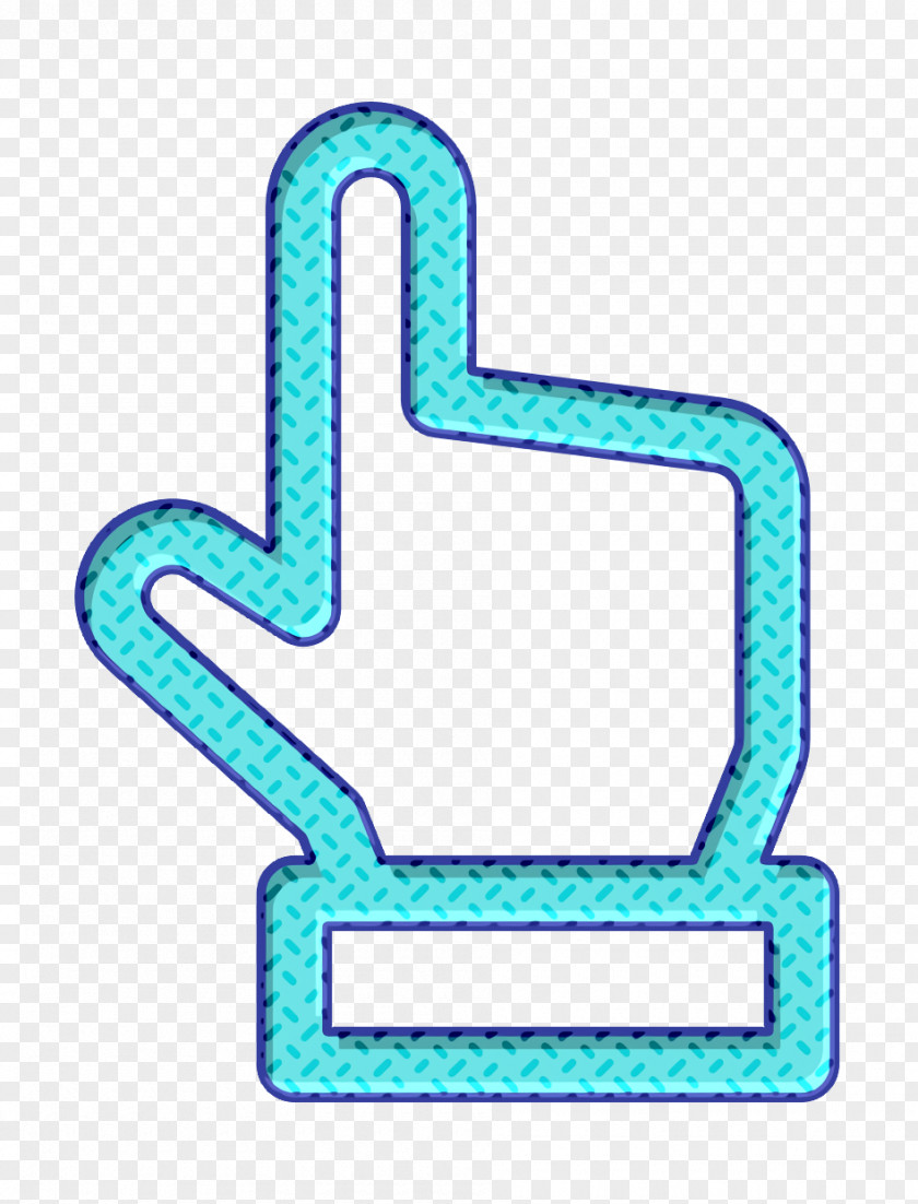 Android App Icon Finger Point At PNG