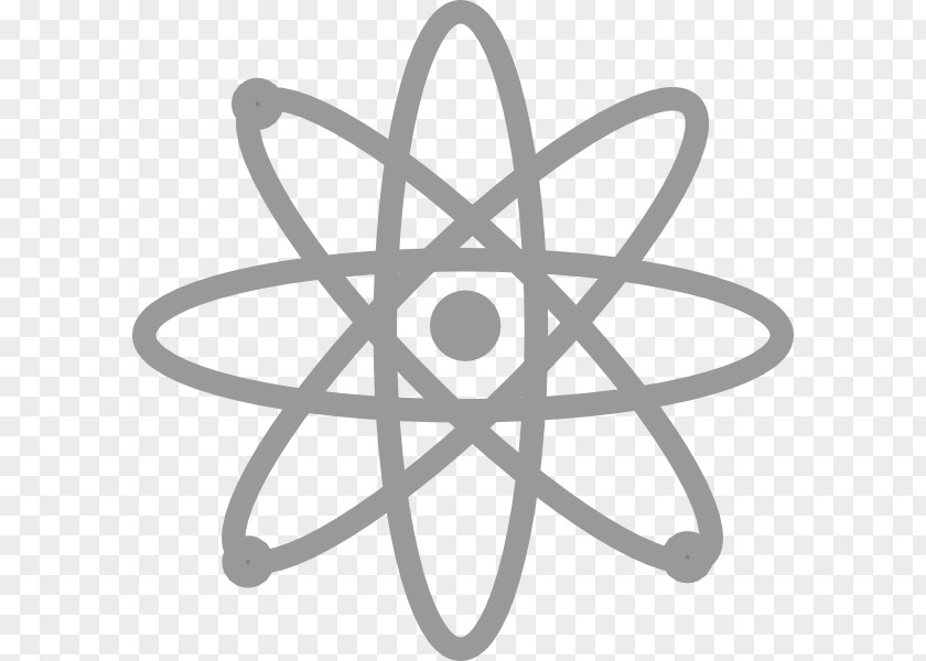 Atomic Nucleus Atomo Clip Art Vector Graphics Openclipart Atom PNG