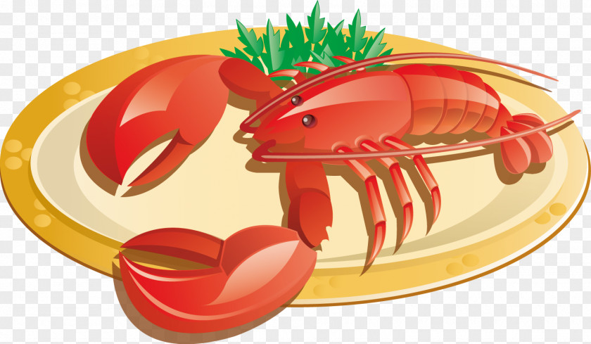 Lobster Crab Dish Clip Art PNG