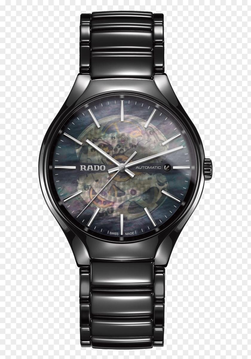 Pocket Watch Rado Centrix Automatic Open Heart Bracelet Strap PNG