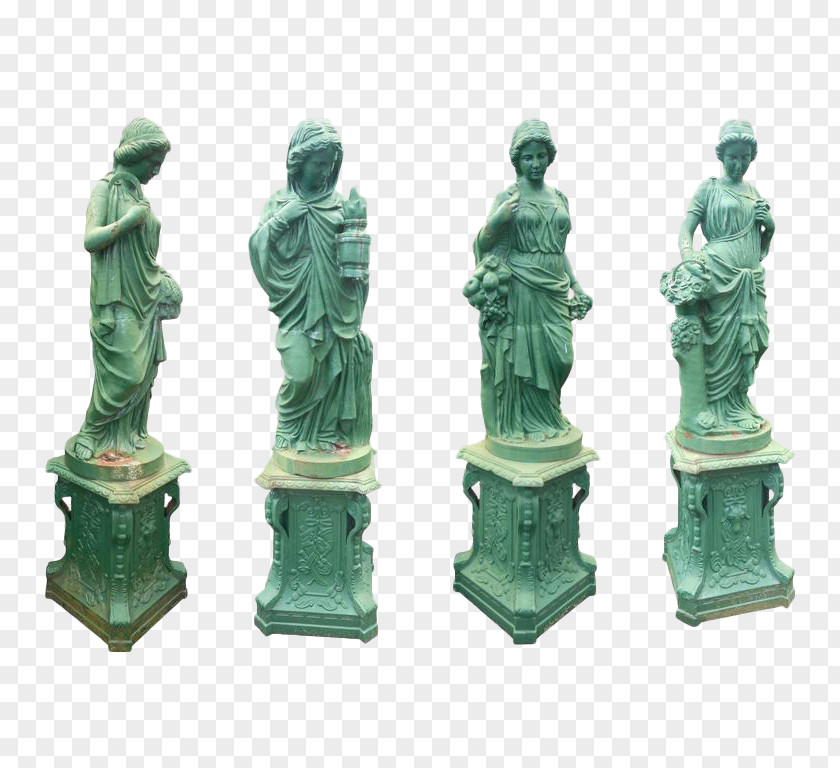 Statue Marble Sculpture Figurine Pedestal PNG