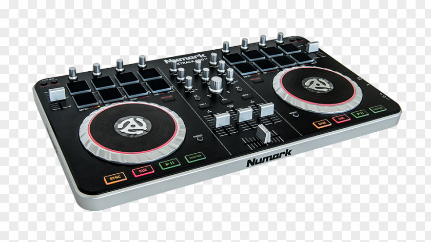Top View Angle Disc Jockey Numark Industries DJ Controller Audio Mixers Virtual PNG