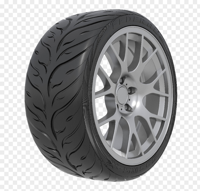 Tyre Track Car Federal Corporation UHP Tire 595RS-RR Tread PNG