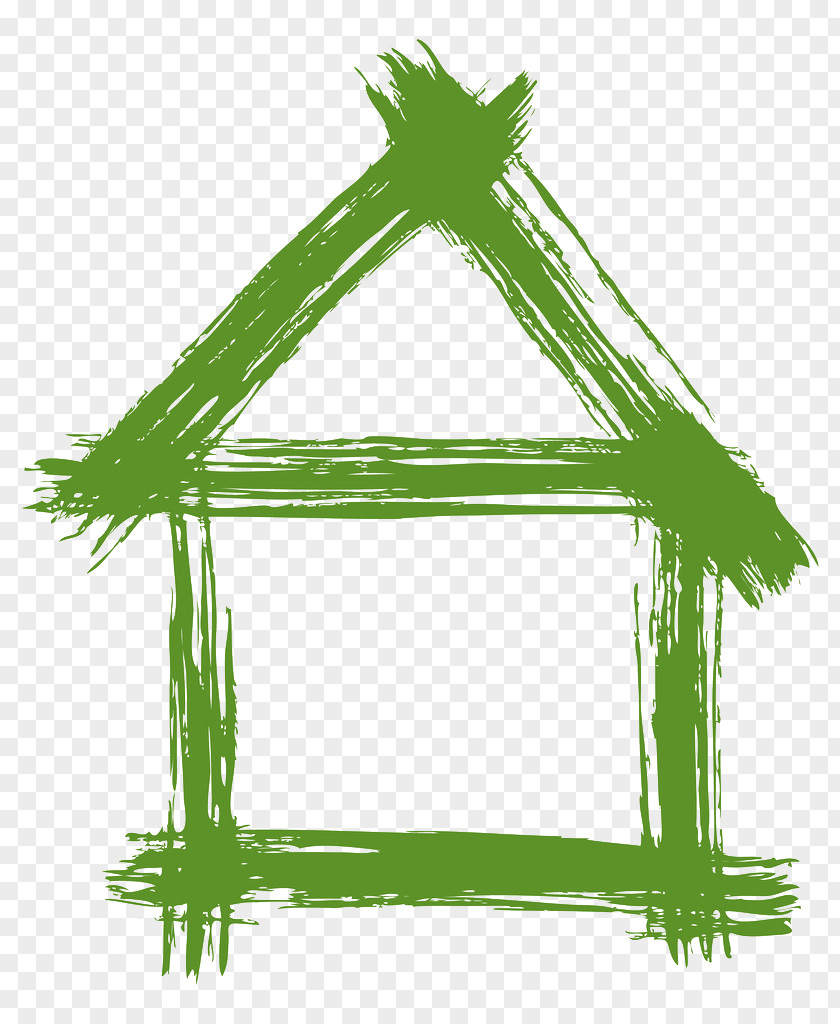 Brush House Shape Download Logo PNG