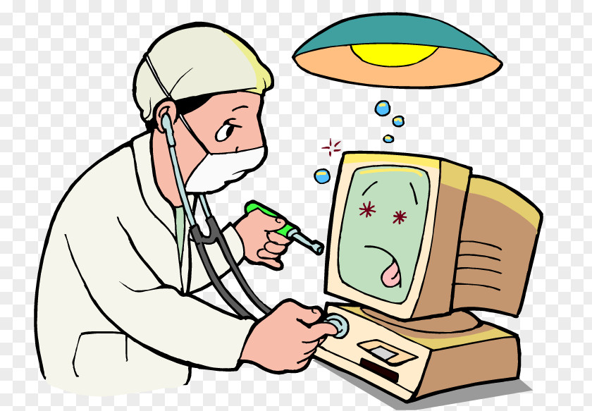 Laptop Computer Repair Technician Clip Art PNG