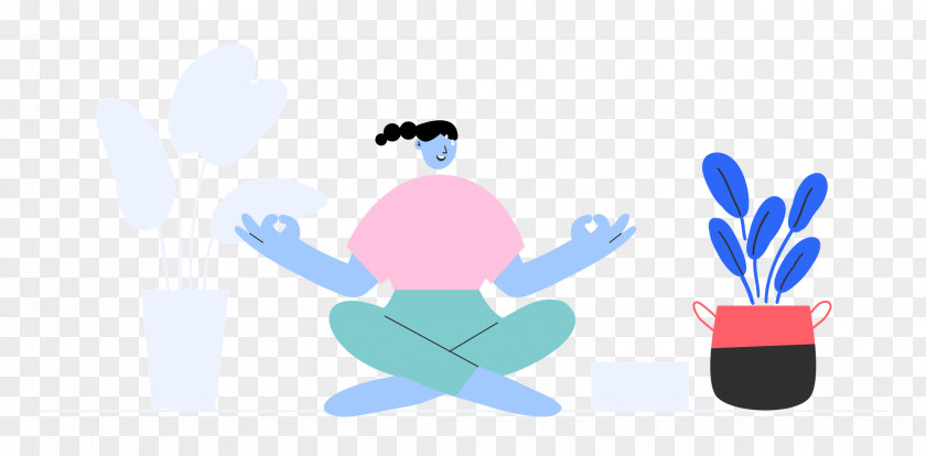 Meditating At Home Rest Relax PNG