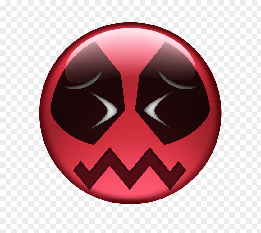 Deadpool Emoji Superhero Emoticon Comics Telegram PNG