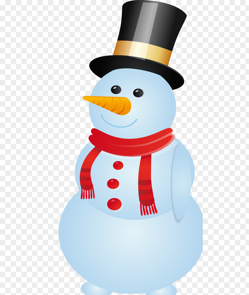 Free Christmas Snowman Buckle Material Icon PNG