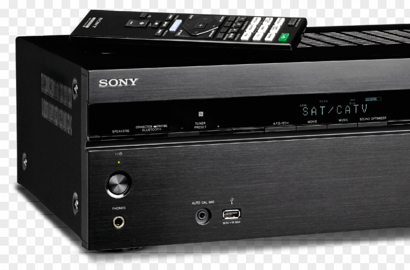 Hi-fi Radio Receiver AV Electronics Audio Signal Sony STR-DN860 PNG