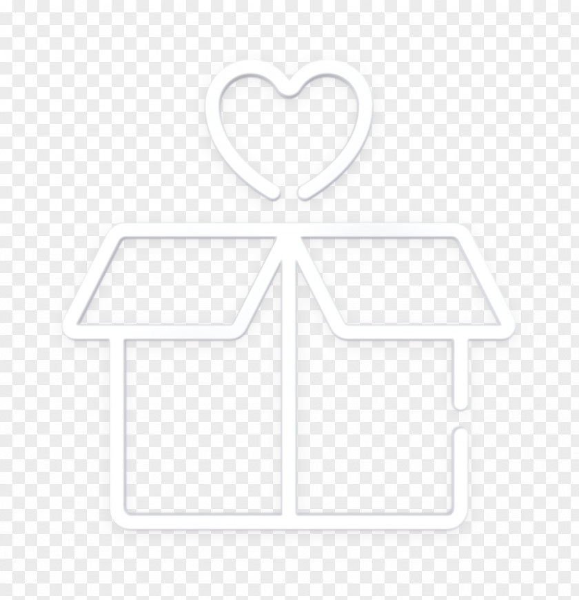 Symmetry Symbol Charity Icon Gift Heart Box PNG