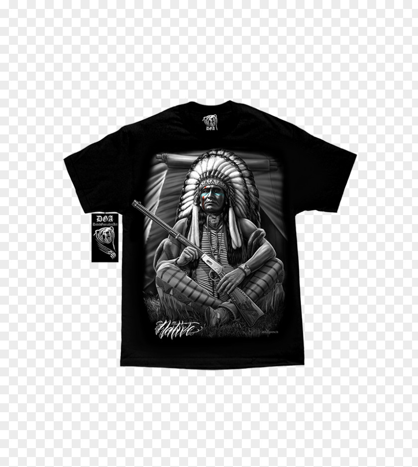 T-shirt Native Americans In The United States Tribal Chief Apache PNG