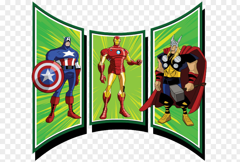 Avengers Cliparts Iron Man Captain America Thor Hulk Black Widow PNG