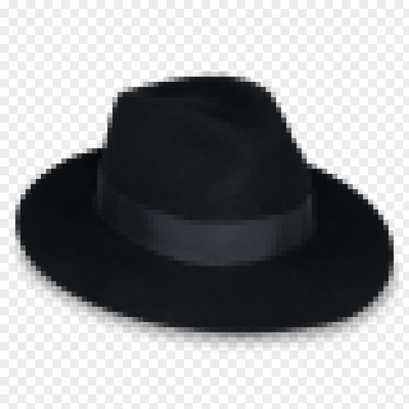 Black Hat Headgear Fedora PNG
