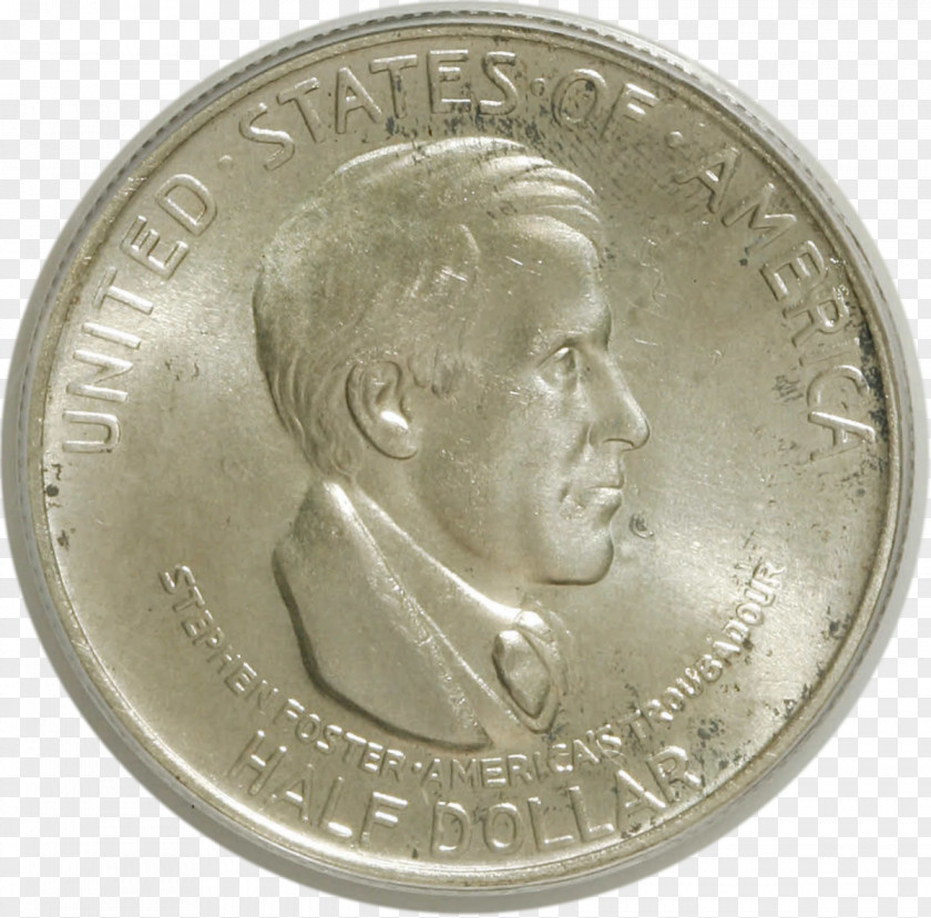 Coin Cincinnati Musical Center Half Dollar Kennedy PNG