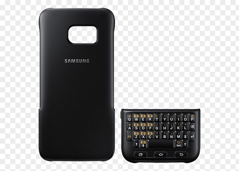Samsung Galaxy S8+ Computer Keyboard S7 S8 Cover , Black PNG