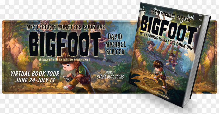 Book Mysterious Monsters (book One): Bigfoot Poster E-book PNG