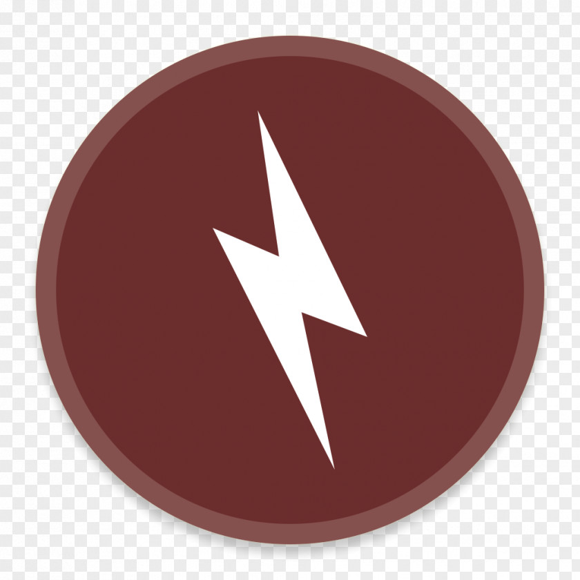 CoconutBattery Symbol Maroon Circle Font PNG