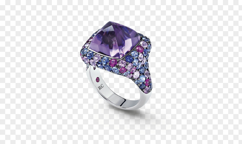 Ring Amethyst Sapphire Jewellery Diamond PNG