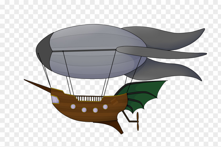 Airship Cartoon Drawing Clip Art Design PNG