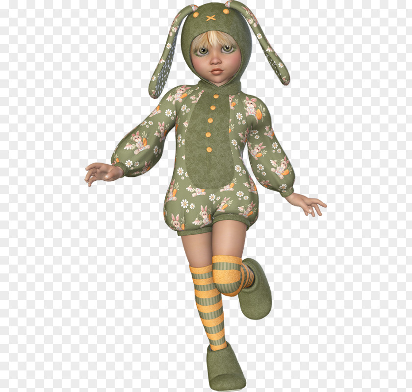 Doll Easter Bunny PNG